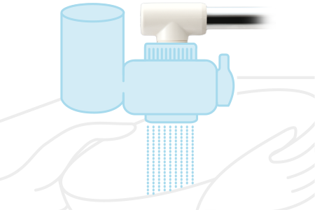 一般的な蛇口直結型浄水器